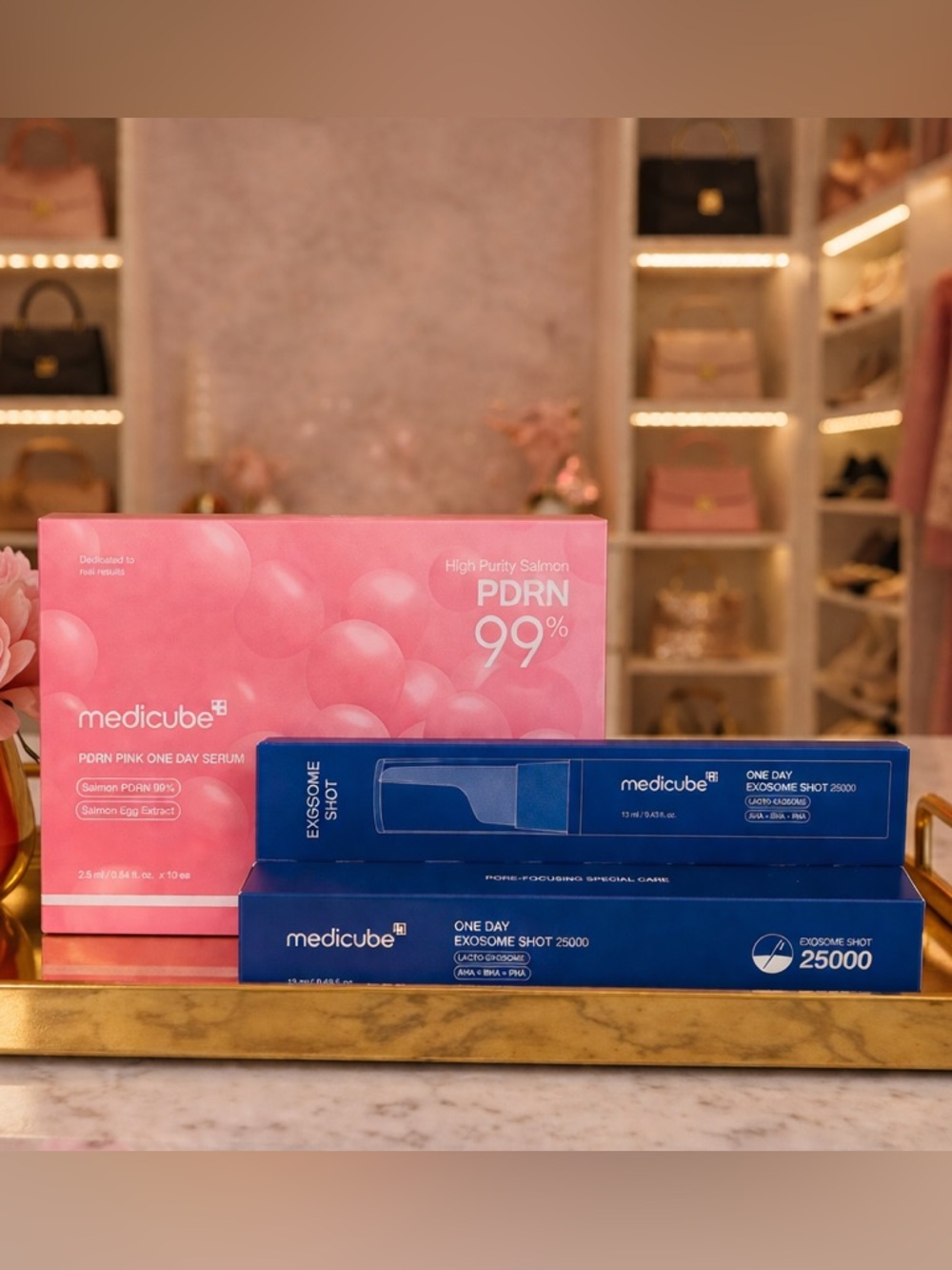 medicube Glass Skin Reset Duo | PDRN 99% + Exosome Shot 25000 🎀 Curated Duo